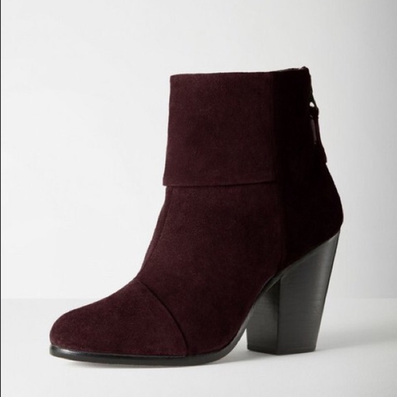Rag & Bone Suede Booties - Picture 1 of 8